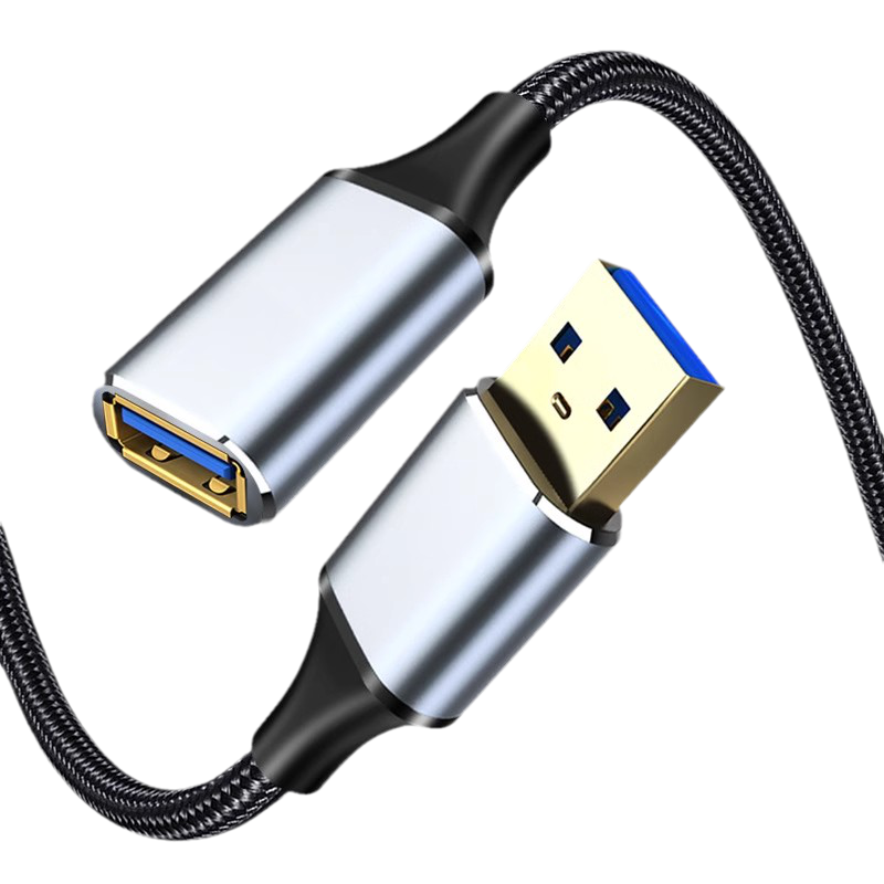 usb3.0延长线1/3/5米公对母数据线10米高速无线网卡打印机电脑电视车载连接键盘U盘鼠标接口转接加长