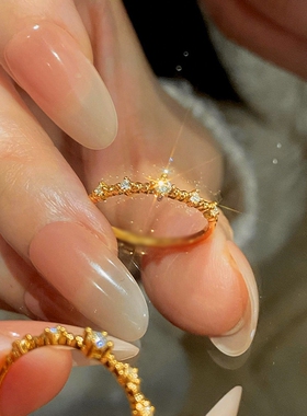 繁星点点锆石戒指女士设计