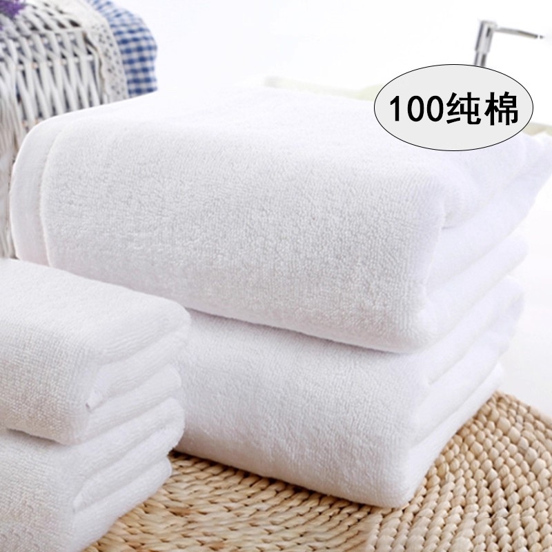 纯棉酒店浴巾2025新款男吸水专用美容院家用全棉白色大毛巾女速干