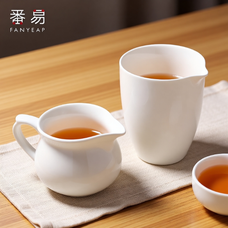 杯子/玻璃/公道杯B1pf0-陶瓷杯喝茶匀杯家用办公功夫泡茶杯茶漏