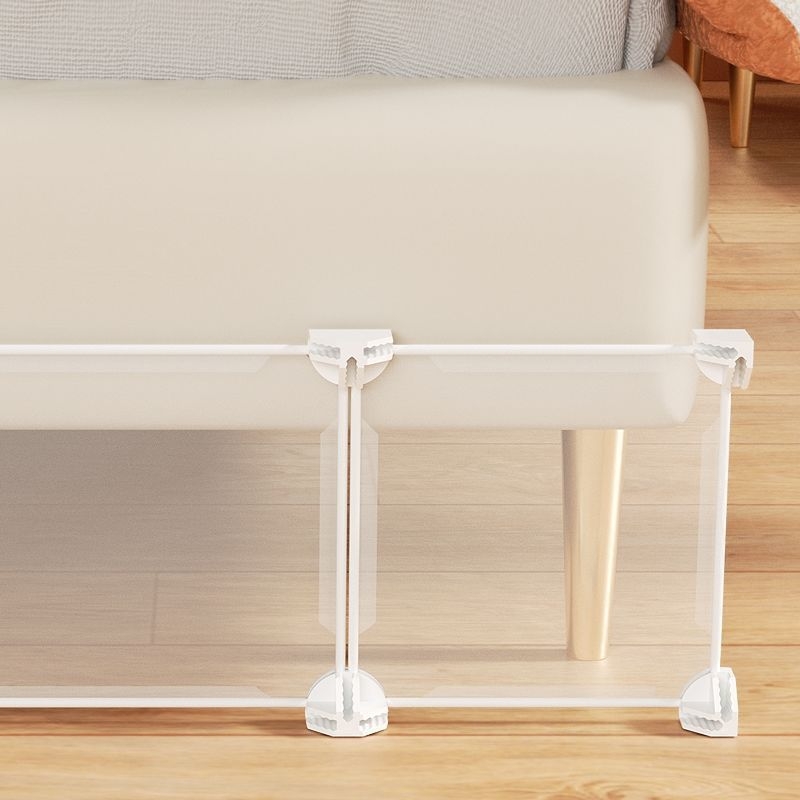 床底挡板缝隙遮挡神器沙发边透明防尘围栏防宠物钻床底可拆卸隔片