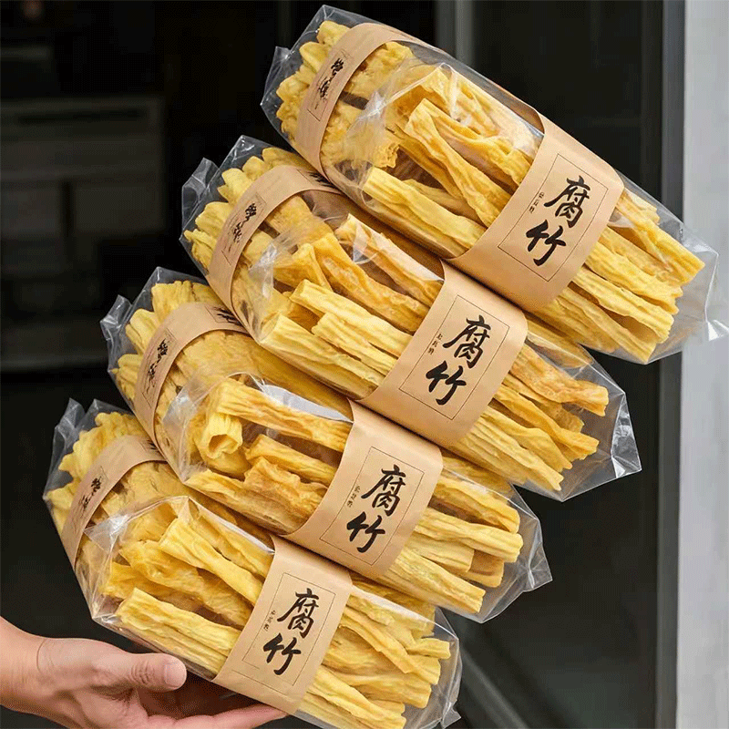 头层腐竹金黄亮泽品相佳