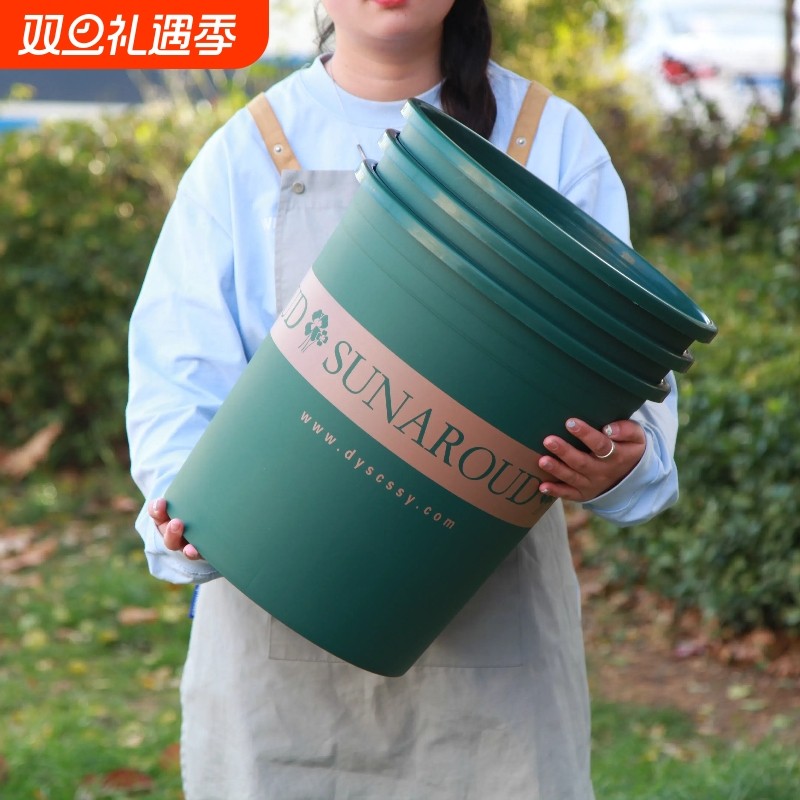 种植塑料加仑盆绿萝花盆大号盆栽草莓加厚加仑草莓盆清仓控根庭院