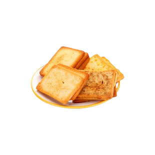 米多奇烤馍片原味整箱批发 烤馒头片饼干 休闲追剧零食非旗舰店