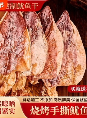 湛江特产鱿鱼干烧烤专用干鱿鱼手撕芥末淡干A1A2A3A4A5干货商用