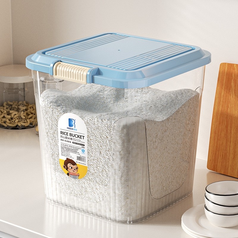 装米桶家用50斤密封防虫防潮五谷杂粮大米收纳盒面粉储存罐大容量,厨房/烹饪用具,米桶/米缸,淘宝优惠券,粉丝福利购,淘宝优惠卷