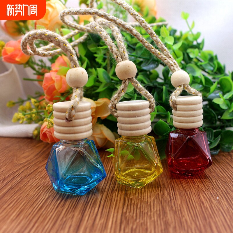 车载香水汽车香薰瓶悬挂式持久淡香车用香氛精油吊坠饰品车内挂件