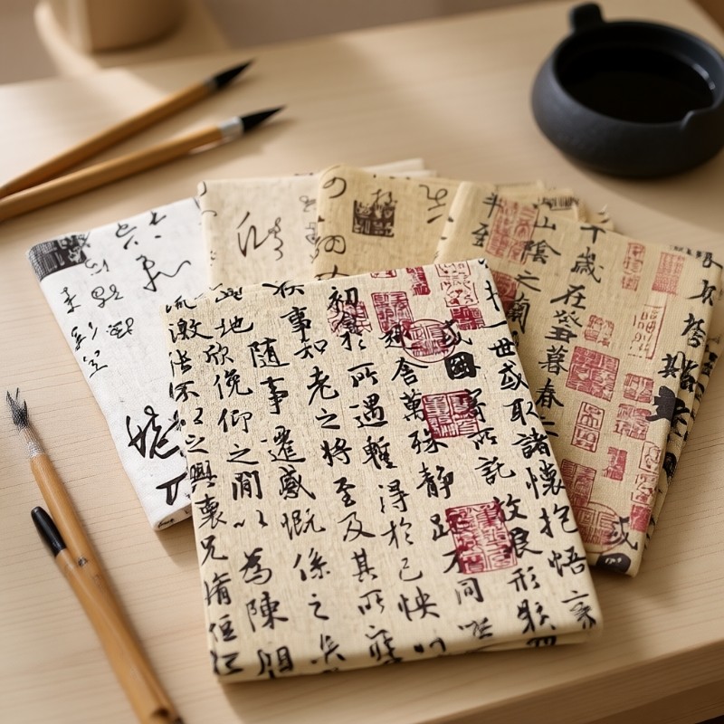 新中式书法桌布|超1.5万次加购