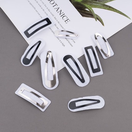 水滴椭圆方形BB夹不织布垫片无纺布底片 DIY手工毛线发夹饰品配件