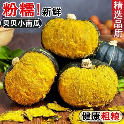正宗新鲜贝贝南瓜9斤小南瓜宝宝辅食粉糯香甜农家自种低脂代餐
