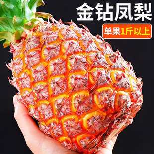 包邮 大 手撕凤梨非菠萝生鲜特产 海南金钻凤梨新鲜水果树上熟应当季
