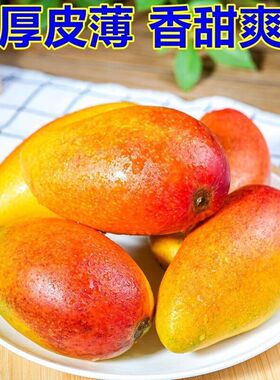 2026贵妃芒多汁整箱新鲜贵妃芒青煌香甜当季树上熟红红金龙台芒果