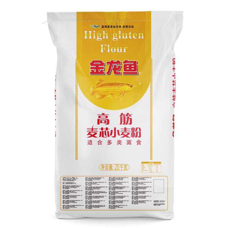 金龙鱼高筋麦芯小麦粉25kg图片
