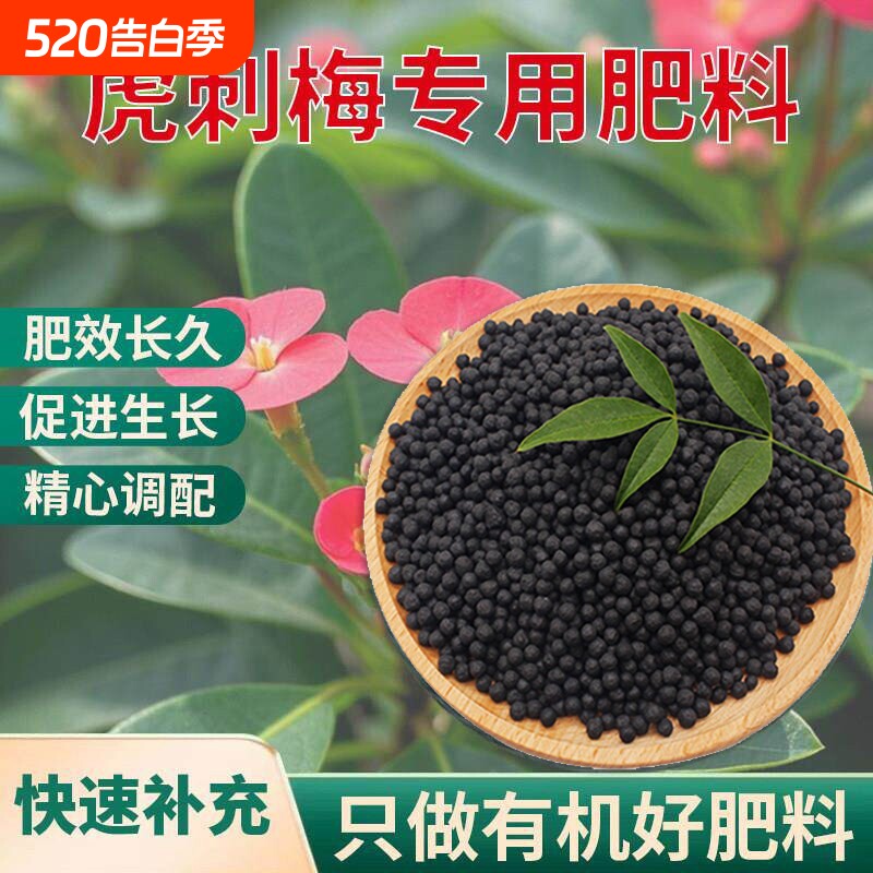 虎刺梅肥料铁海棠专用肥花麒麟刺肥花肥家用复合肥盆栽有机颗粒肥