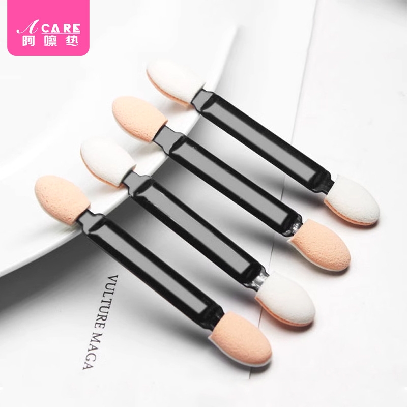 眼影刷/一次性AC1sl001-易上手双头海绵眼影棒迷你小号便携大小