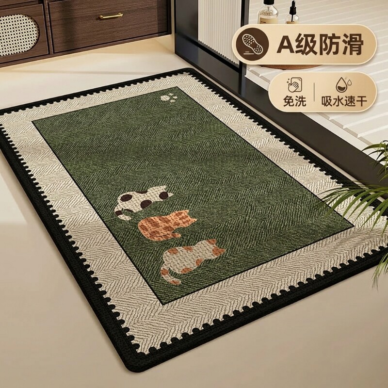 亚麻入户免洗地垫|超2000次加购图片