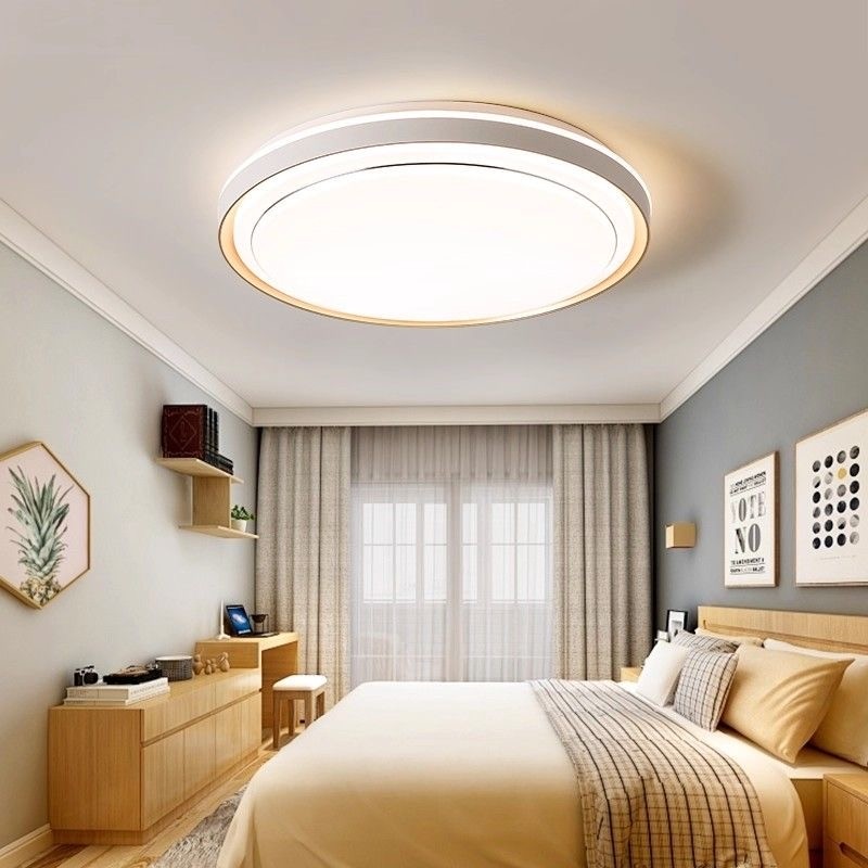 中山灯2025新款全光谱led护眼卧室吸顶灯现代简约北欧客厅餐厅