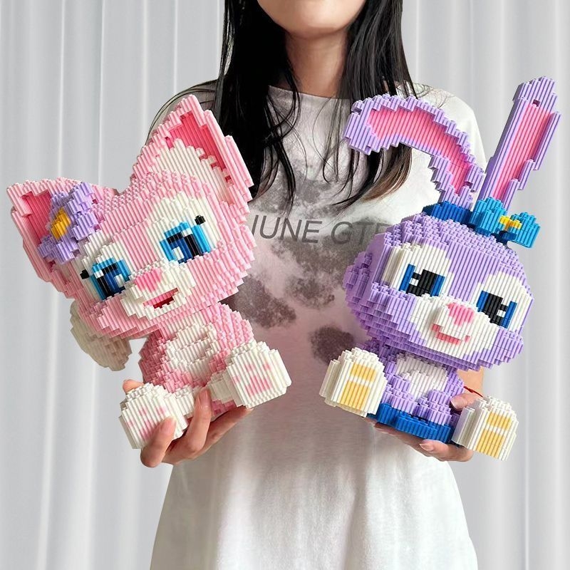 爆款迪士尼星黛露琳娜贝尔兼容乐高积木益智拼图送女生礼物拼插