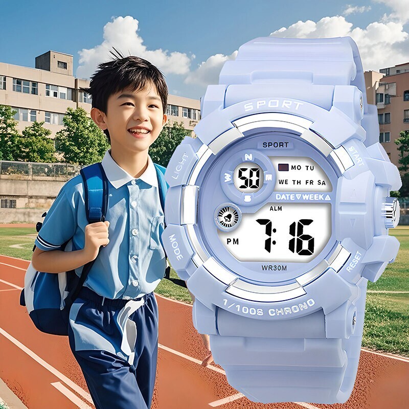 2026新款儿童手表男款学生初中生运动防水高中小学生电子表男孩女