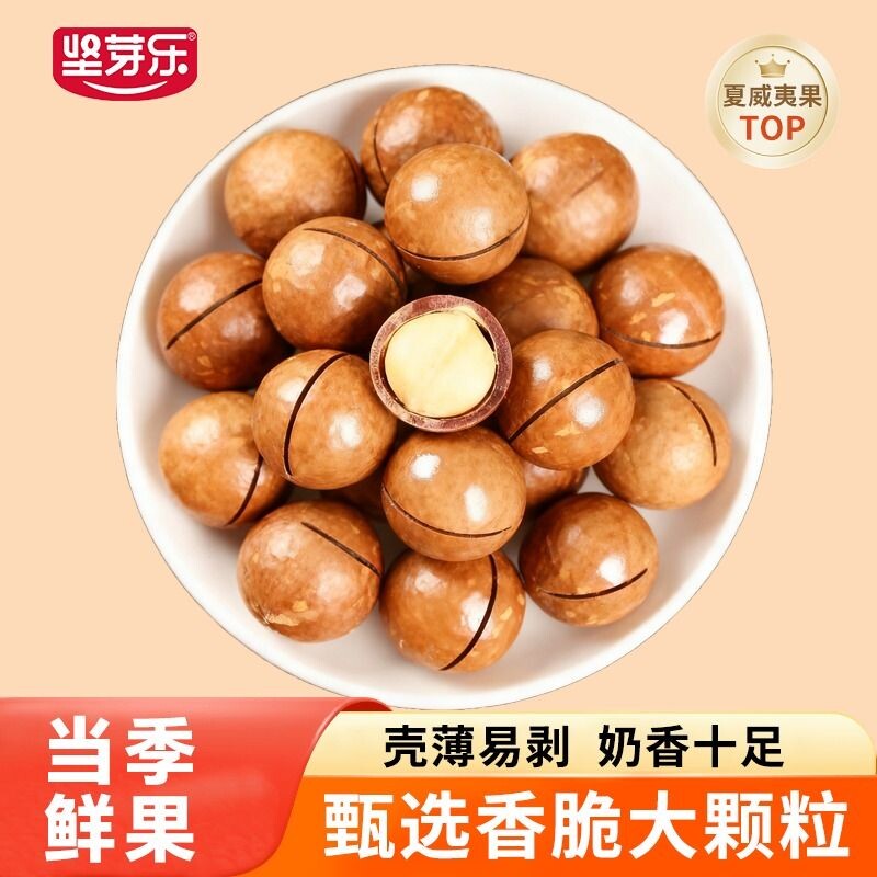 2025新货奶油味夏威夷果零食休闲小吃食品孕妇可食坚果零食干果