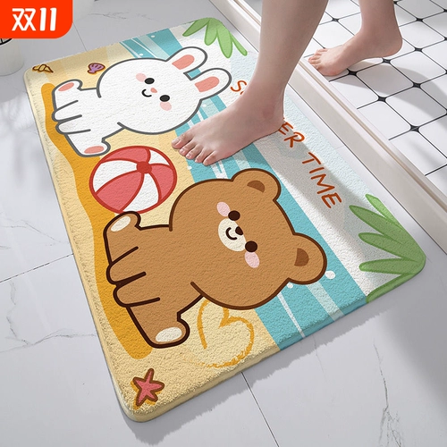 Ковер, нескользящий коврик для домашнего использования, хорошо впитывает воду