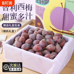智利西梅新鲜水果5斤装 整箱顺丰 法兰西脆甜李子礼盒大果进口当季