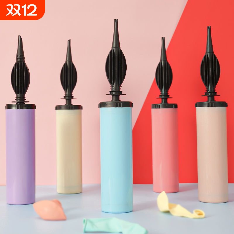 打气筒双向打气球神器便携式工具