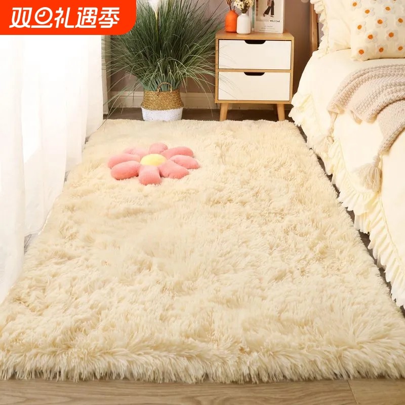 加厚超柔型丝毛客厅卧室飘窗休闲少女床边房间大面积满铺地毯地垫