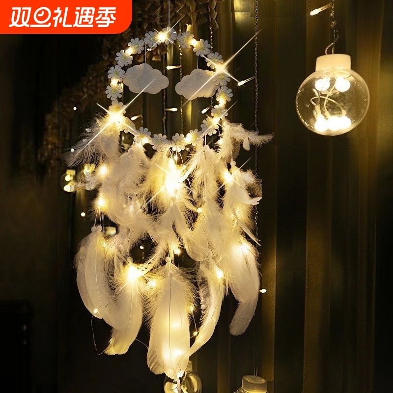 捕梦网少女心补梦网挂饰手工风铃房间装饰创意送同学生日节日礼物