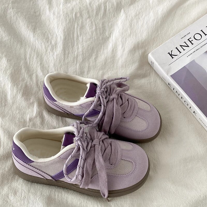 品牌断码复古小众设计感德训鞋女2025年春秋季学生丑萌大头板鞋休