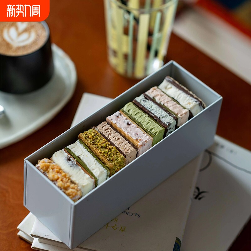 冻啃乳酪夹心芝士艾许黄油白脱饼干曲奇糕点零食奶酪奶油巧克力