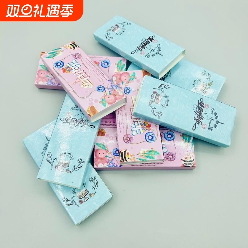 广告印字加长火柴生日蜡烛烘焙蛋糕店现货洋火柴盒包邮普通