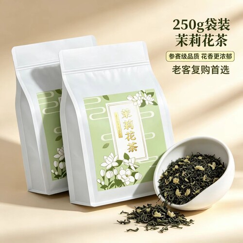 茉莉花茶新茶2026浓香飘雪茶叶