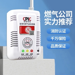 燃气报警器饭店餐饮一氧化碳CO煤烟天然液化气可燃气体泄漏警报器