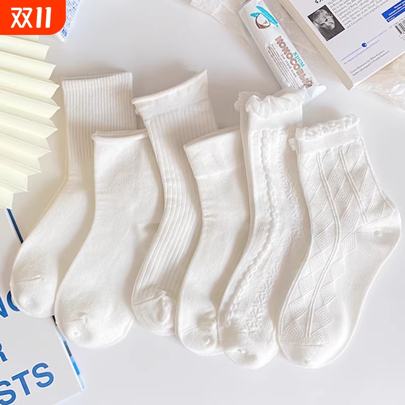 洛丽塔袜子女蕾丝花边夏季可爱