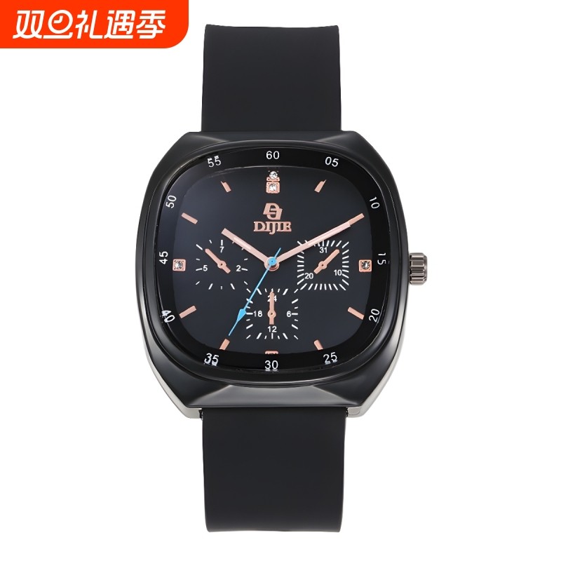 韩系学院风手表女2024新款学生女式女款表小众轻奢方形初高中女表