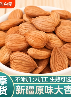 【大杏仁】新疆特产生杏仁南杏仁甜杏仁原味坚果打豆浆新货干果