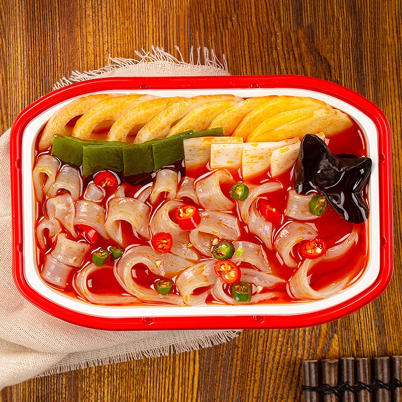 自热懒人小火锅重庆底料免煮素菜麻辣烫自制方便速食学生宽粉蔬菜