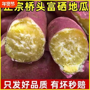 海南澄迈桥头富硒地瓜新鲜沙地红薯板栗番薯糯5/9斤包邮香甜软糯