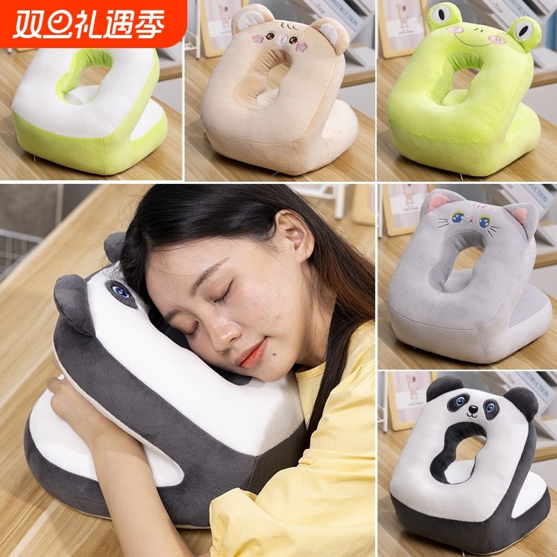 可爱卡通办公室午睡枕小学生午休趴睡枕女生睡觉抱枕学生趴趴枕