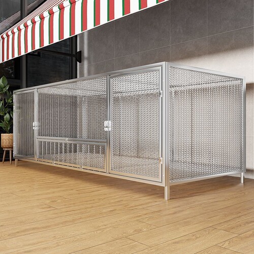 狗笼子大型犬中型犬狗笼拉布拉多笼宠物用品围栏侧开门天窗双开门