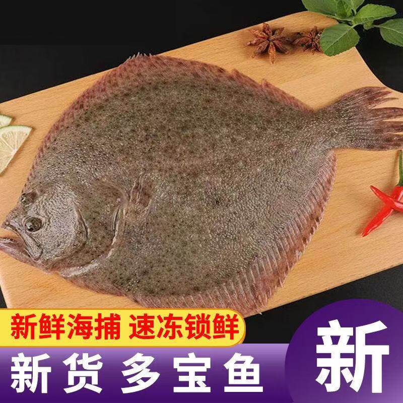 新鲜活冻多宝鱼海鲜比目鱼海鲜冷冻水产批发鱼食材生鲜冰鲜鱼类