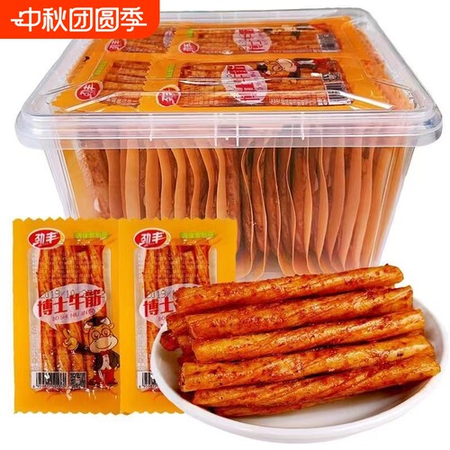 劲丰博士素牛筋辣条网红8090后休闲食品解馋小面筋怀旧小零食辣味