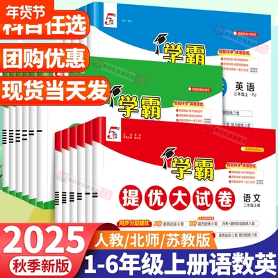 学霸提优大考卷一二三四五六年级