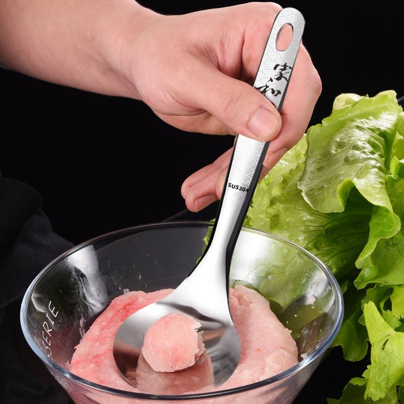 304不锈钢肉丸子制作器神器家用挤压做肉圆勺子鱼虾厨房模具工具