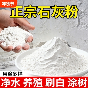 熟石灰粉消石灰消毒杀菌改善水质土壤改良氢氧化钙驱虫建筑生石灰