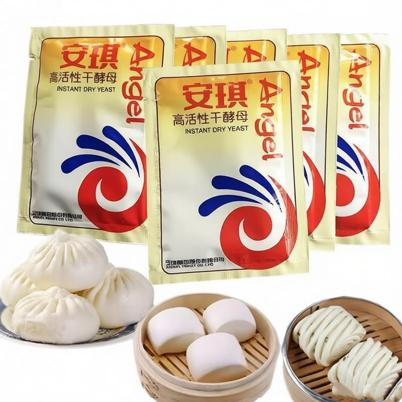 发酵粉安琪高活性干酵母粉家用做馒头做包子小包装烘焙原料低糖