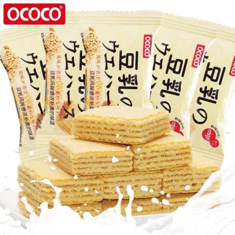 ococo豆乳威化饼干小零食