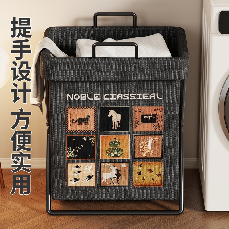 衣服收纳筐脏衣篓家用脏衣篮卫生间浴室可折叠放脏衣服洗衣筐卧室