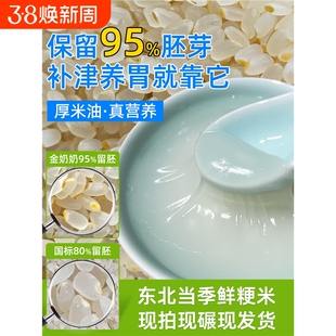 金奶奶胚芽米新米圆粒粳米小孩胚芽米辅食熬米汤现碾磨补津液养脾